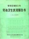 攀枝花钢铁公司劳动卫生状况报告书 1984年版_PDF电子版下载