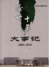 徐州十年大事记 2001-2010                     2011年版                   PDF电子版下载
