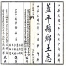 盖平县乡土志2卷 崔正峰 郭春藻編輯 民國九年[1920] 石印本PDF下载